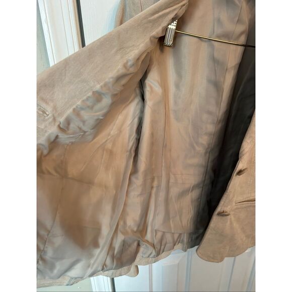 Relativity tan suede/leather jacket size small - Picture 5 of 7